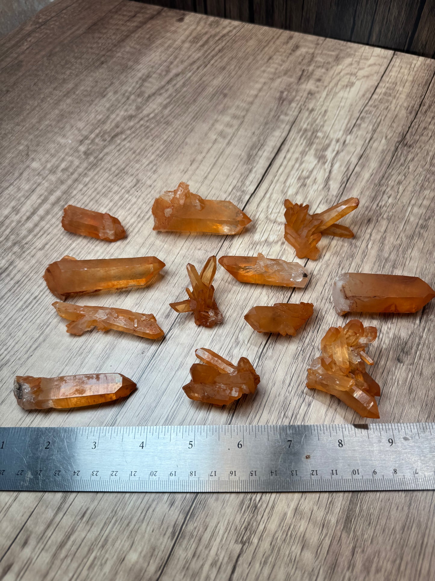 Tangerine Lemurian Quartz — Lot A