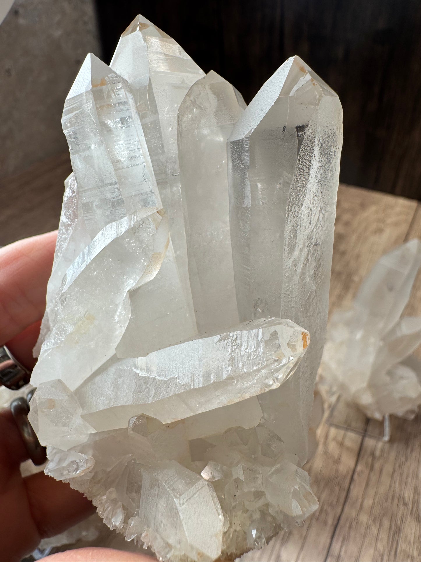 Lemurian Quartz Clusters, Cabinet Size — Lot A