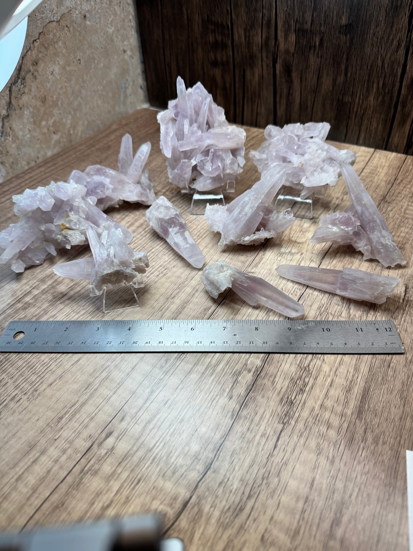 Lilac Quartz Clusters — Lot A