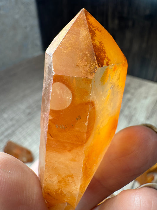 Tangerine Lemurian Quartz — Lot A