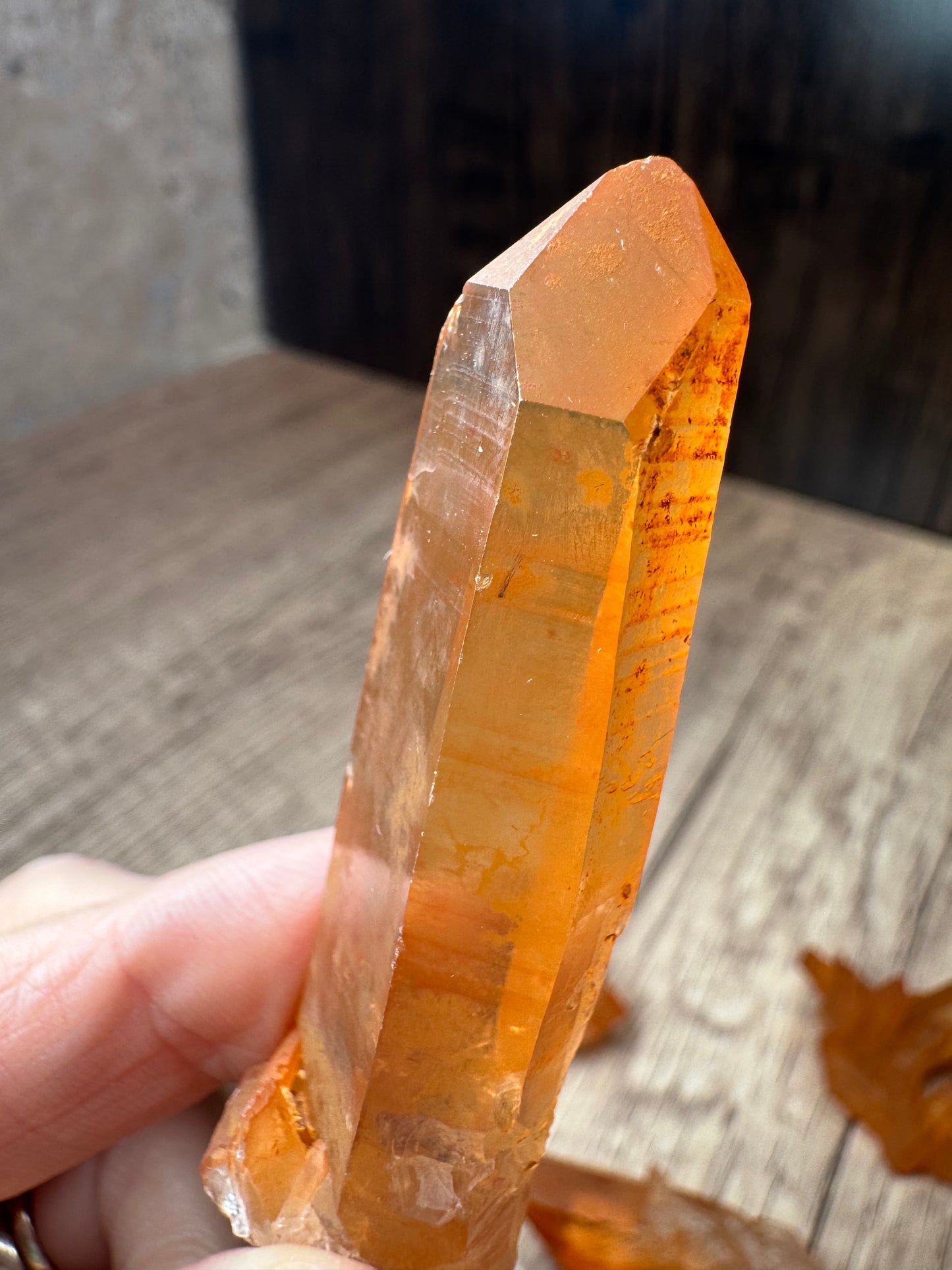 Tangerine Lemurian Quartz — Lot A