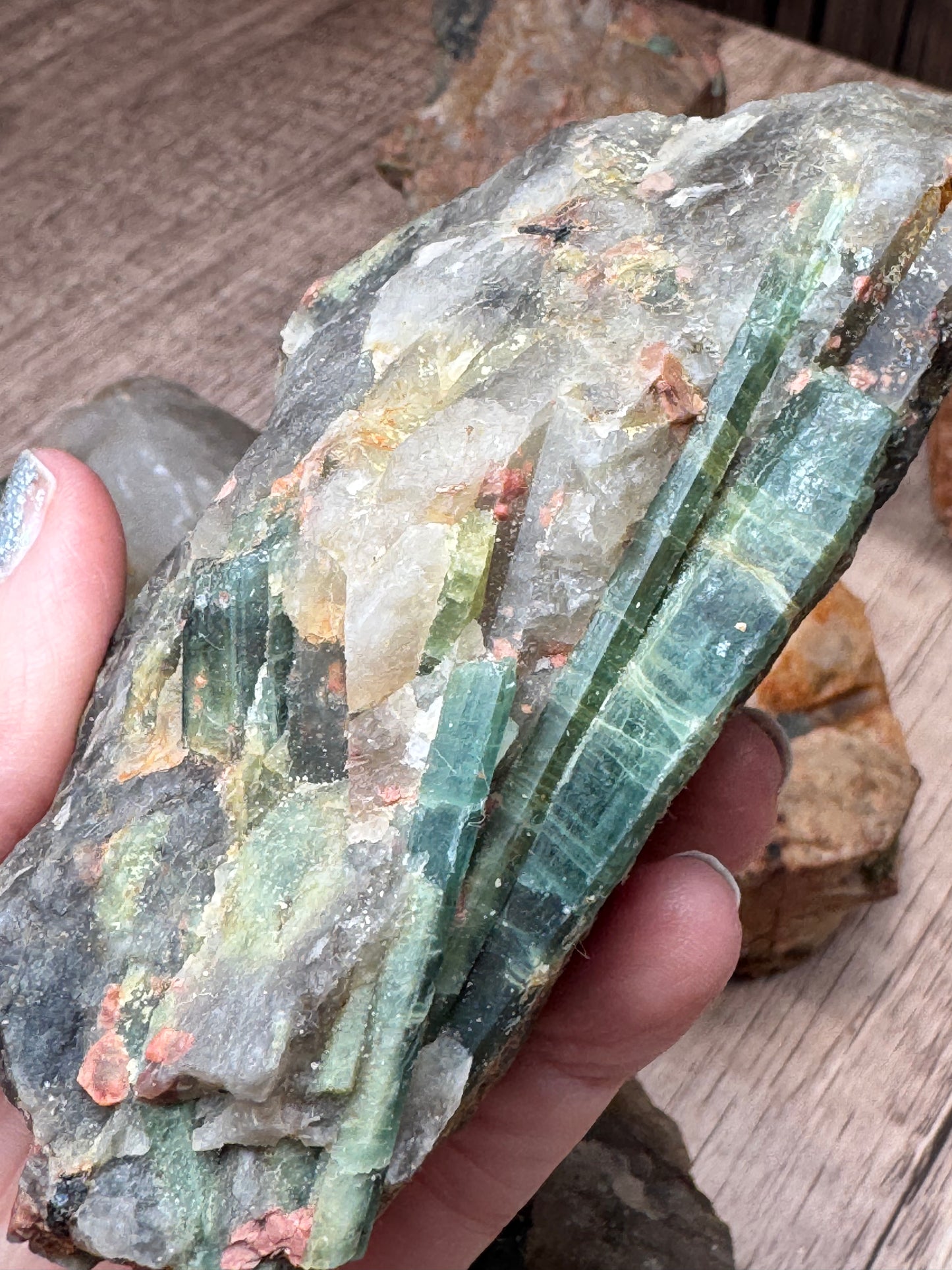 Aquamarine in Matrix — Lot A