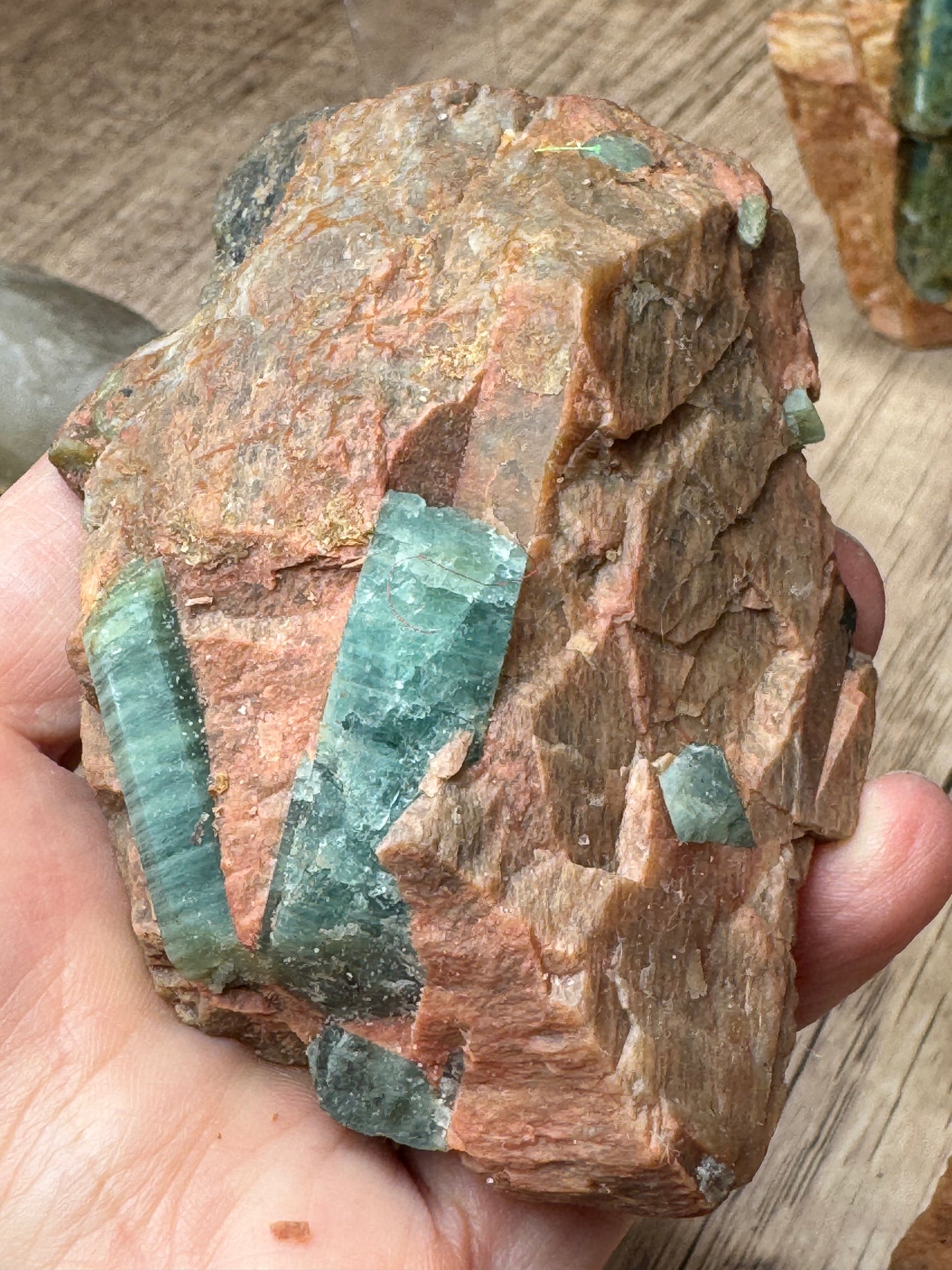 Aquamarine in Matrix — Lot A