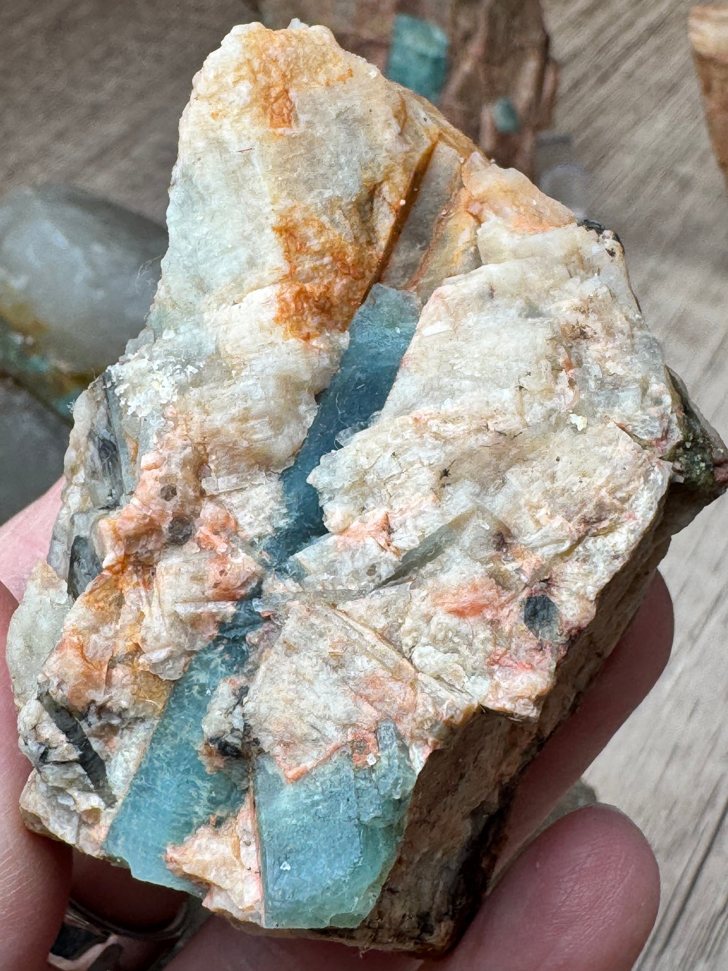 Aquamarine in Matrix — Lot A