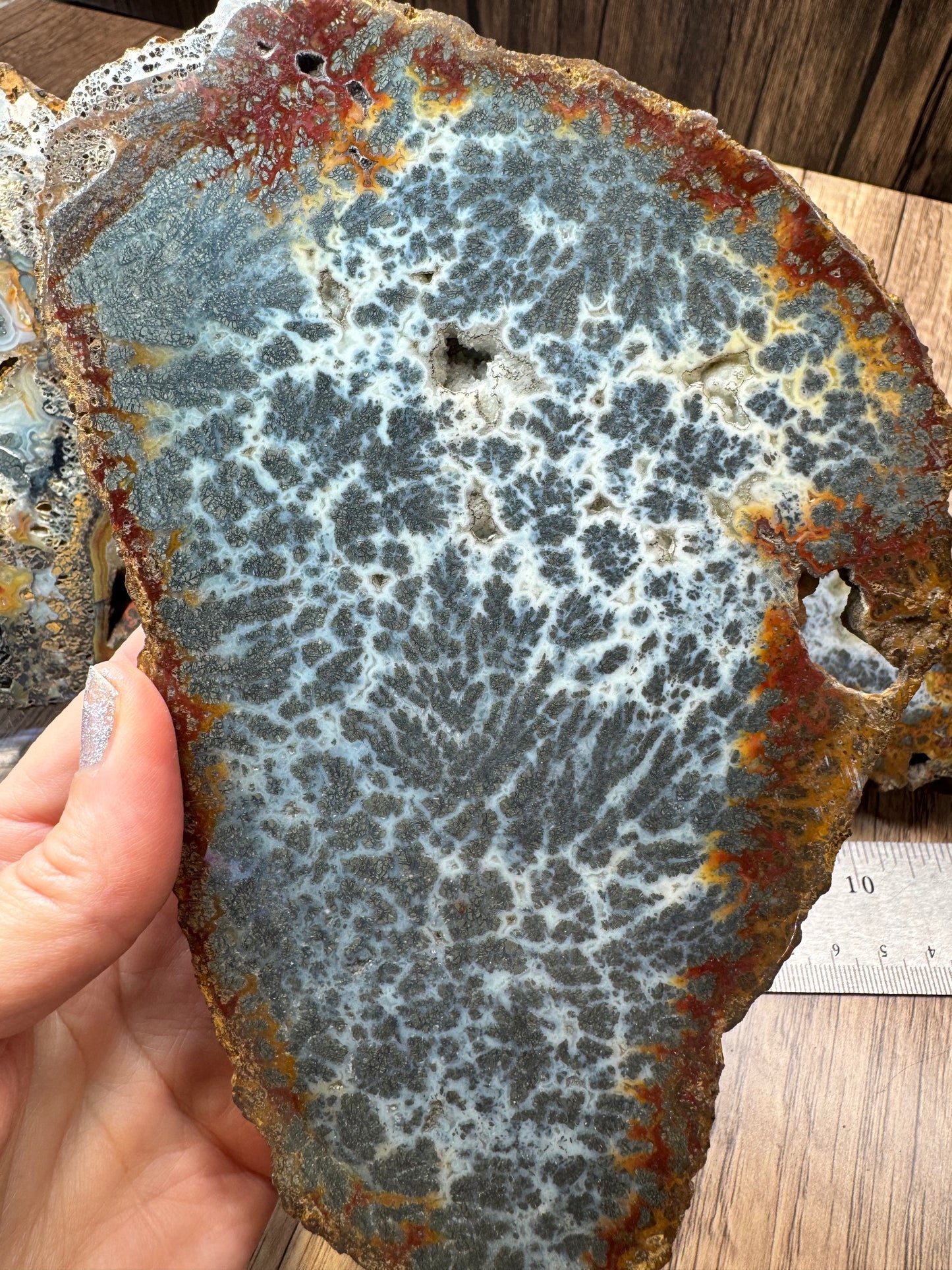 Red Marcasite Agate — Lot A