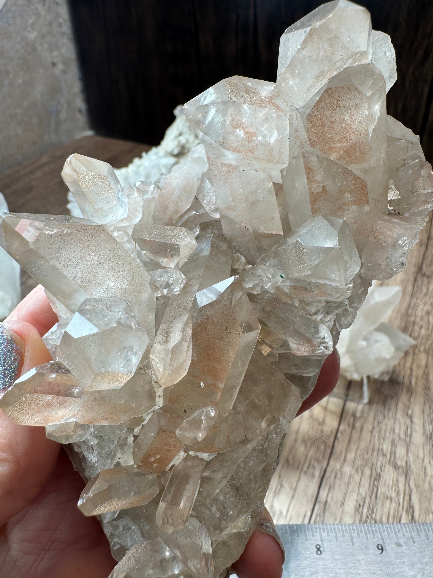 Lemurian Quartz Clusters, Cabinet Size — Lot A