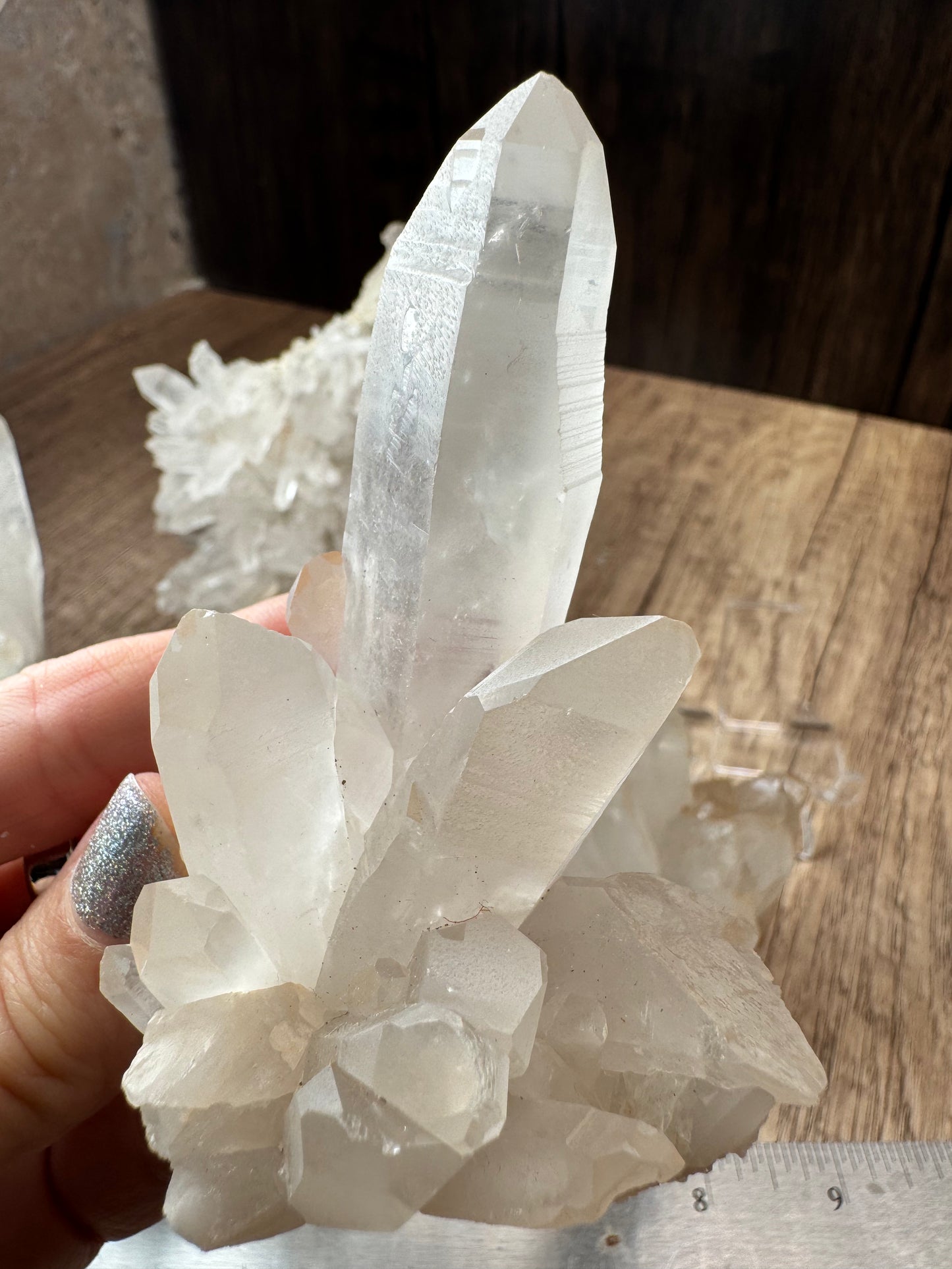 Lemurian Quartz Clusters, Cabinet Size — Lot A