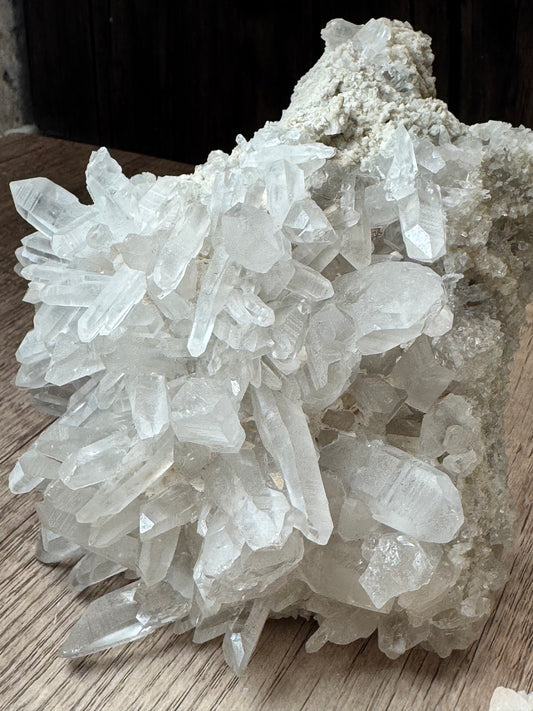 Lemurian Quartz Clusters, Cabinet Size — Lot A