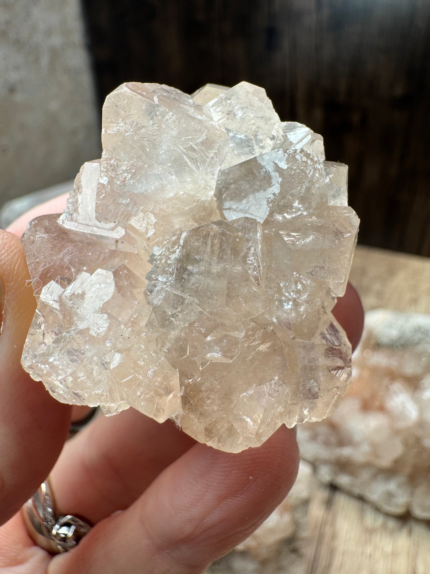 Blush Pink Apophyllite — Lot A