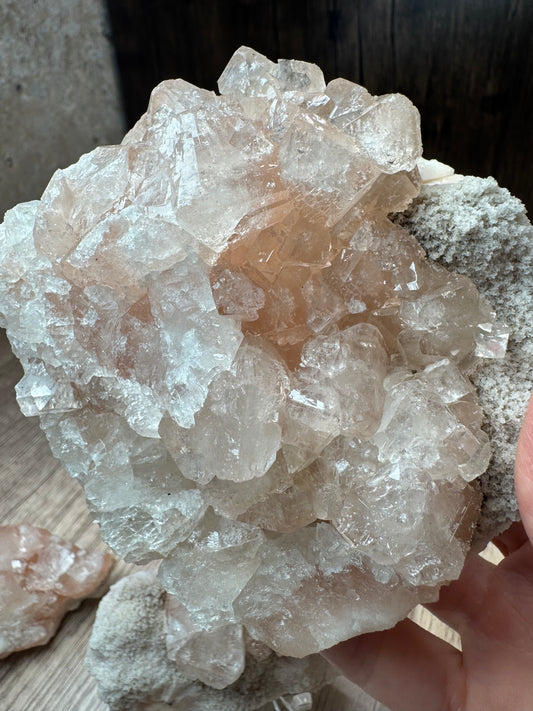 Blush Pink Apophyllite — Lot A