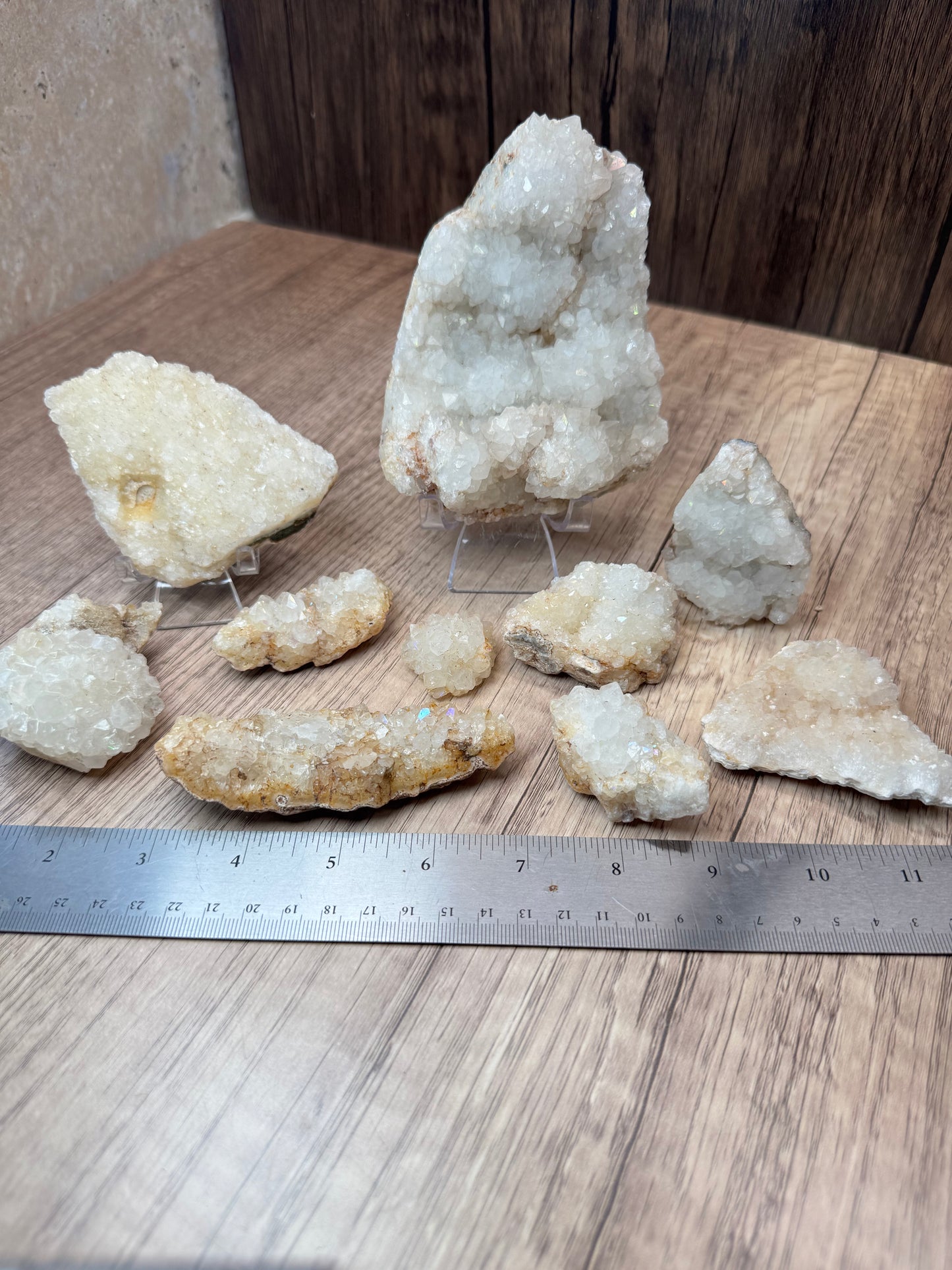 Anandalite Rainbow Druzy — Lot A