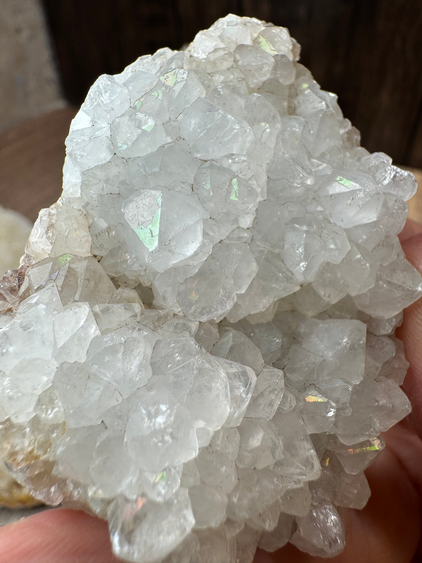Anandalite Rainbow Druzy — Lot A