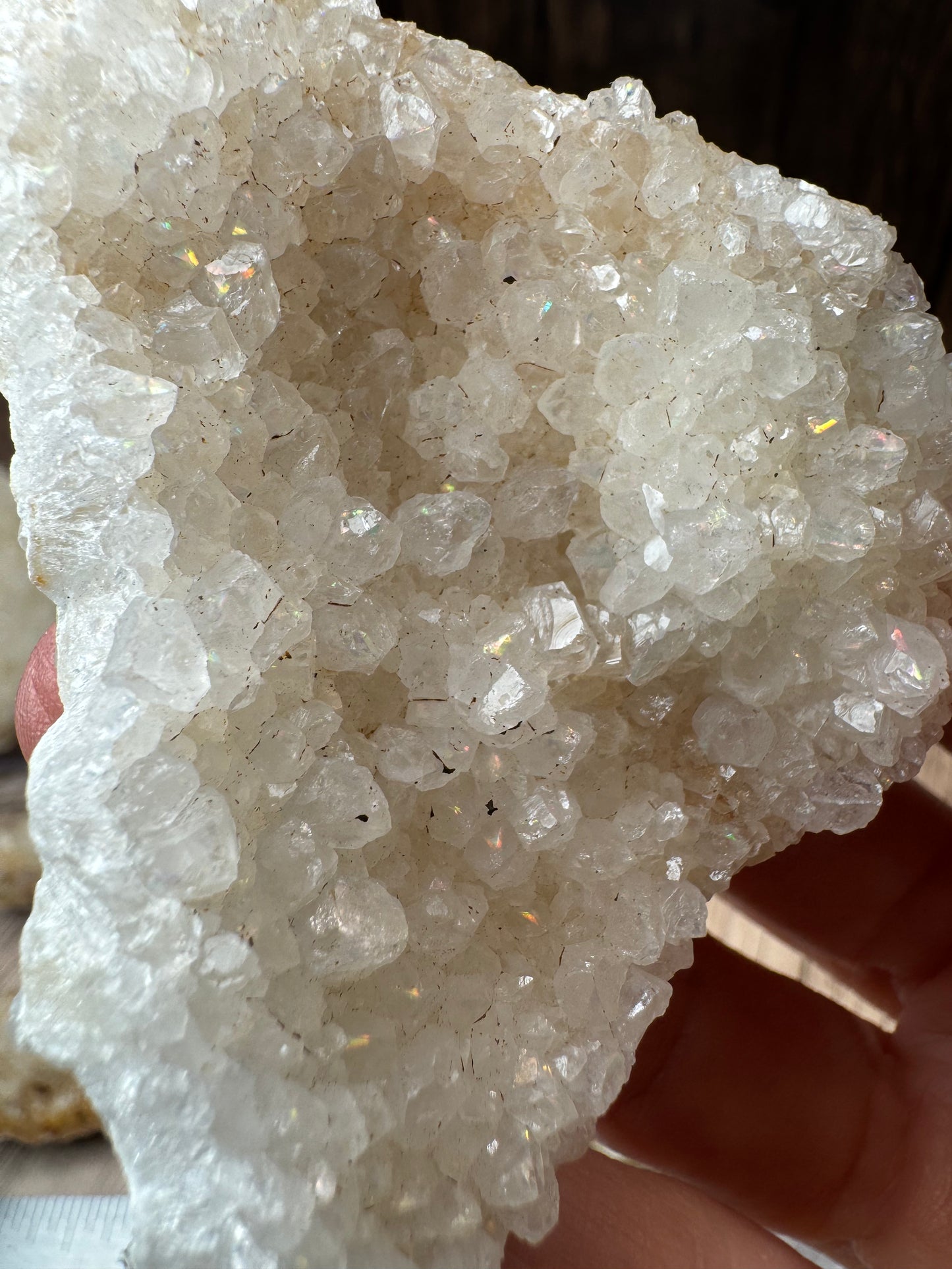 Anandalite Rainbow Druzy — Lot A