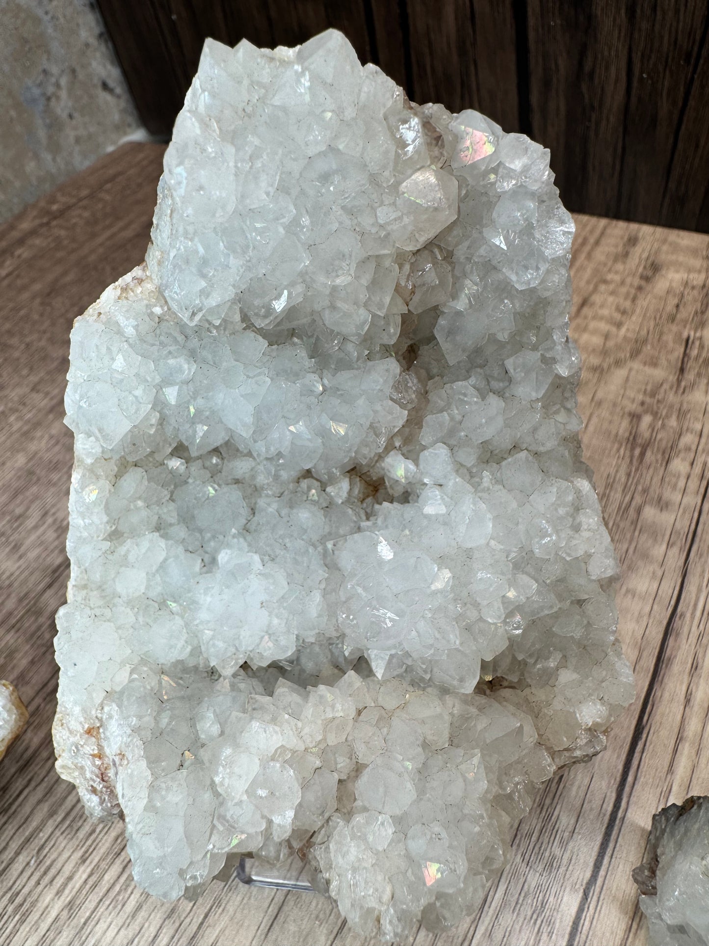 Anandalite Rainbow Druzy — Lot A