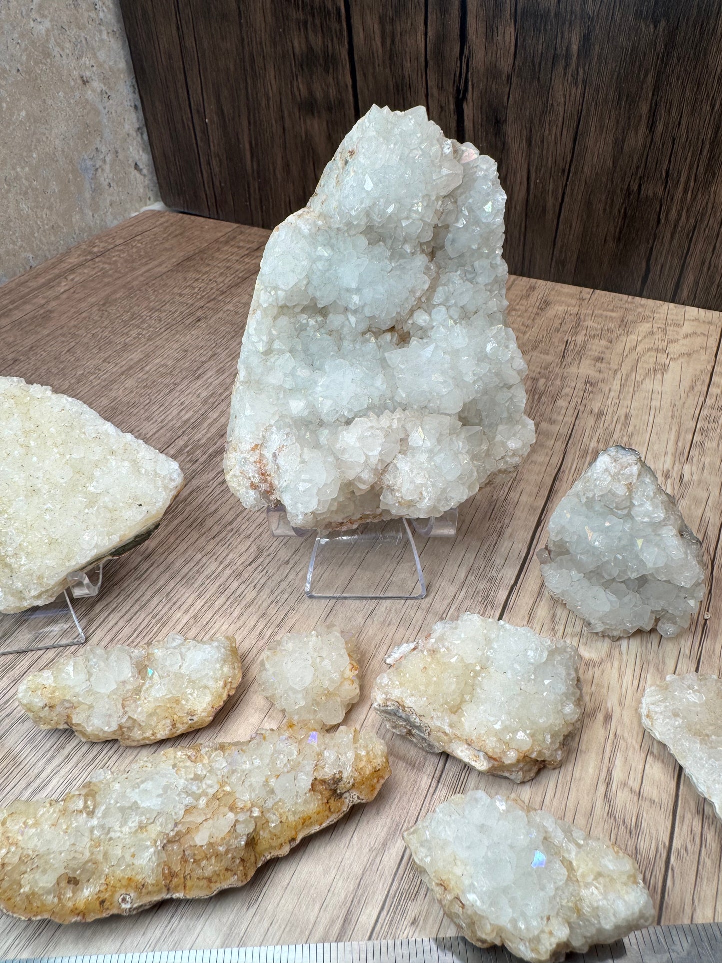 Anandalite Rainbow Druzy — Lot A