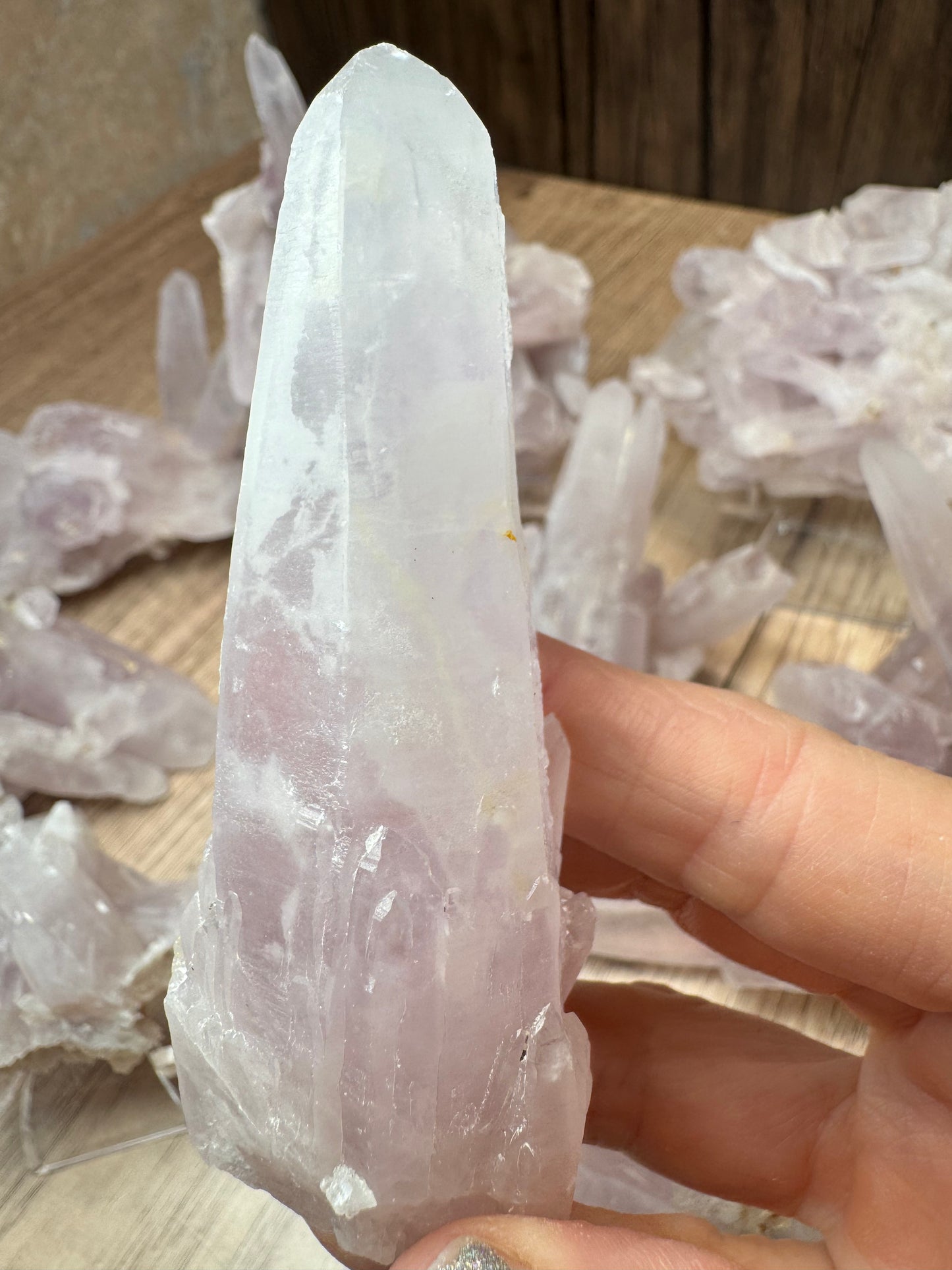 Lilac Quartz Clusters — Lot A