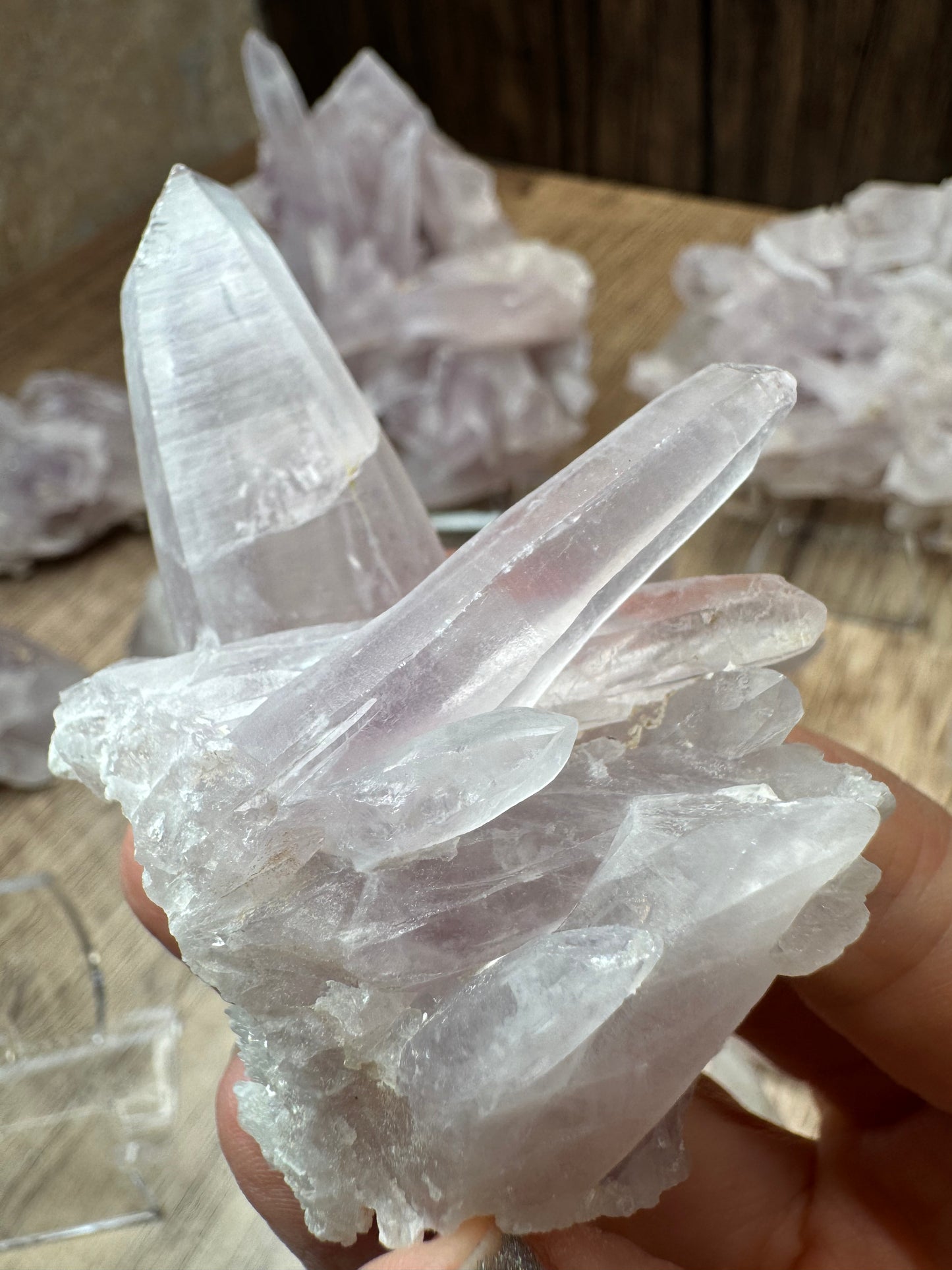 Lilac Quartz Clusters — Lot A
