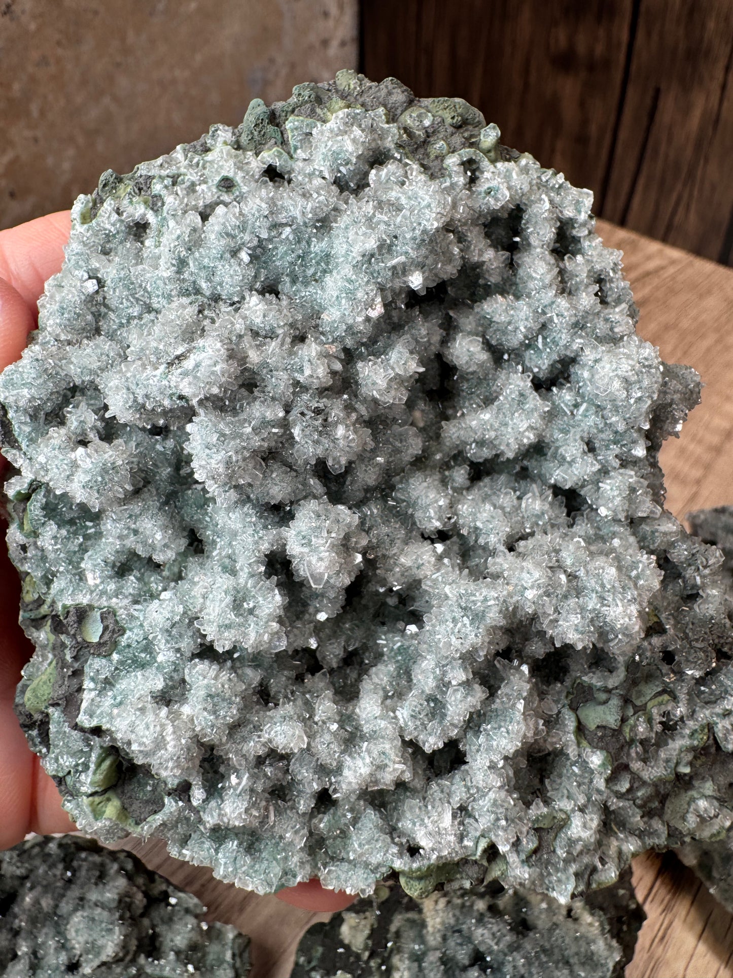 Green Chalcedony with Heulandite — Lot A